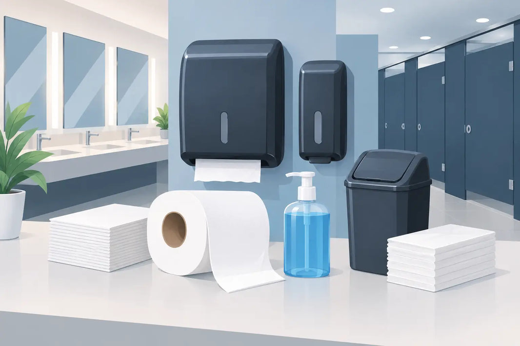 Productos esenciales para baños comerciales