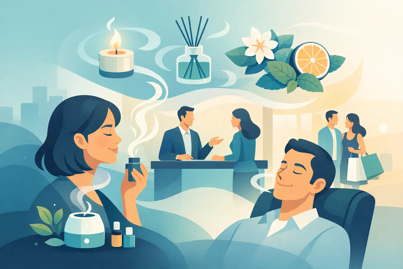 Qué aroma mejora la experiencia del cliente