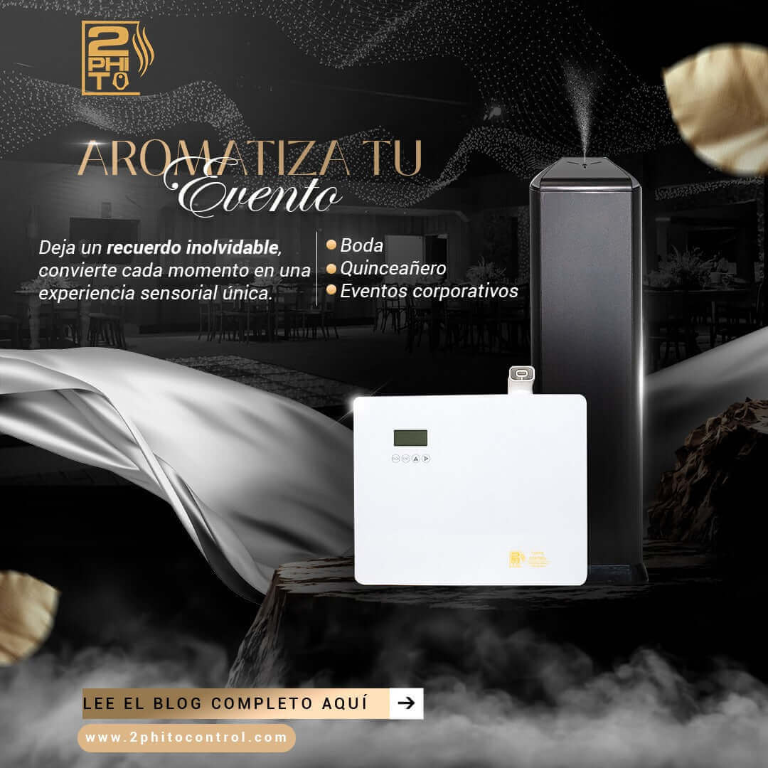 Aromatizar bodas con dispositivos que crean experiencias sensoriales únicas en eventos destacados.