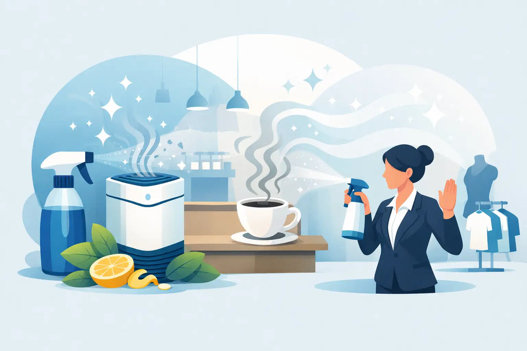 Cómo eliminar olores comerciales de forma eficaz