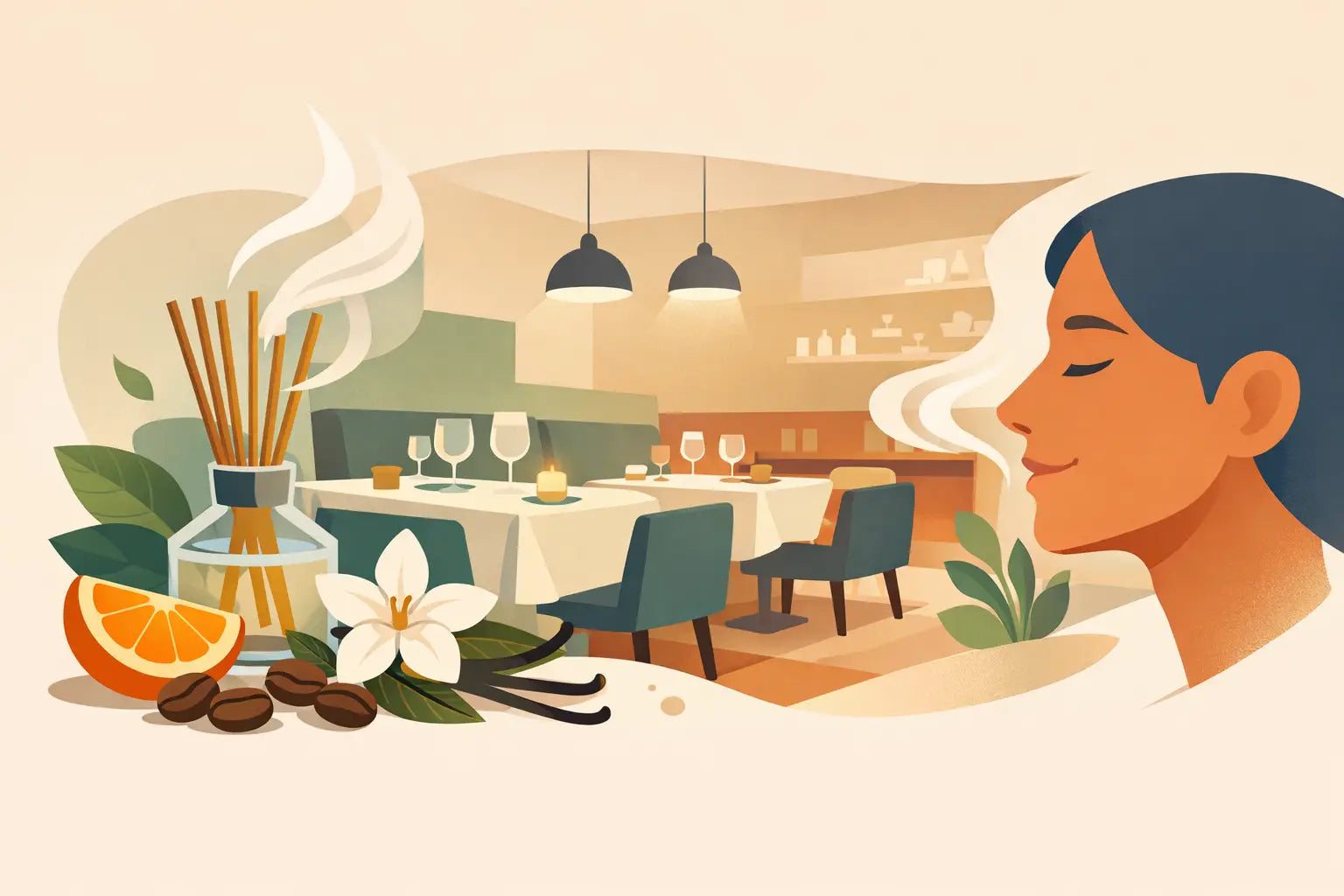 Cómo elegir aroma para restaurante
