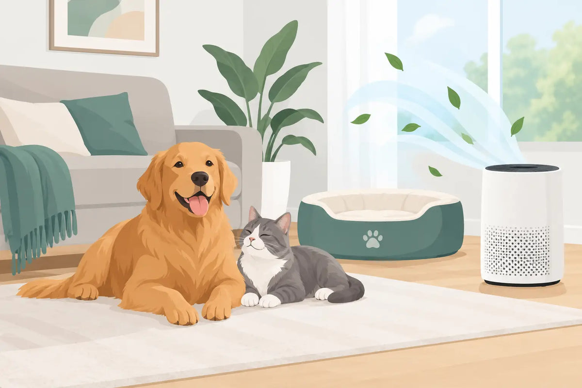 Cómo reducir olores de mascotas en casa