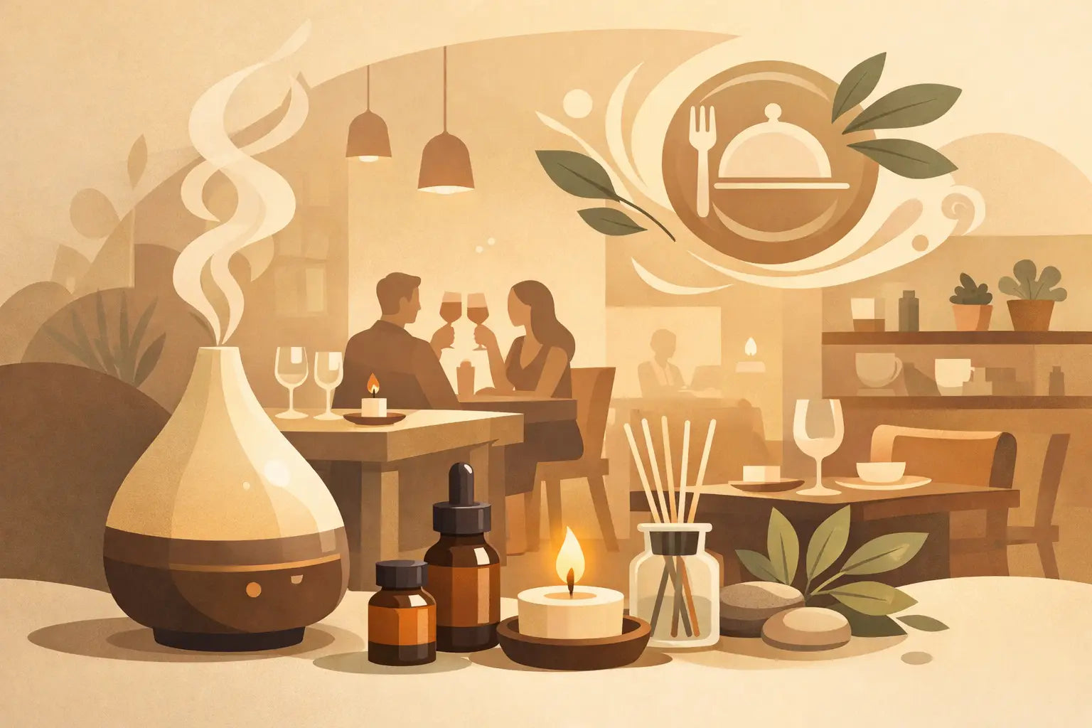 Ambientación aromática para restaurantes