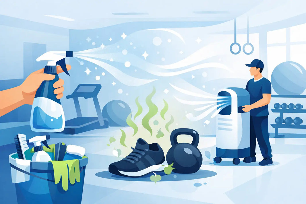 Cómo quitar el mal olor de un gimnasio