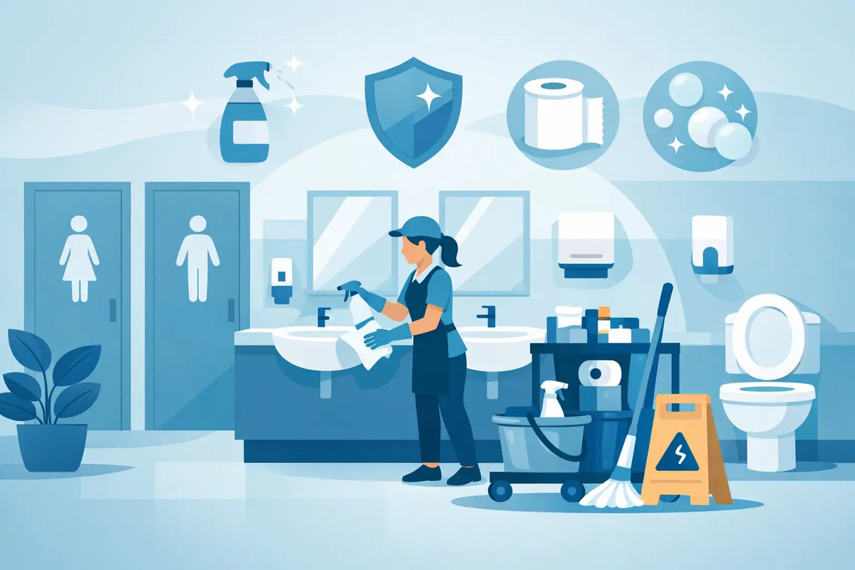 Guía de higiene para baños corporativos eficaz