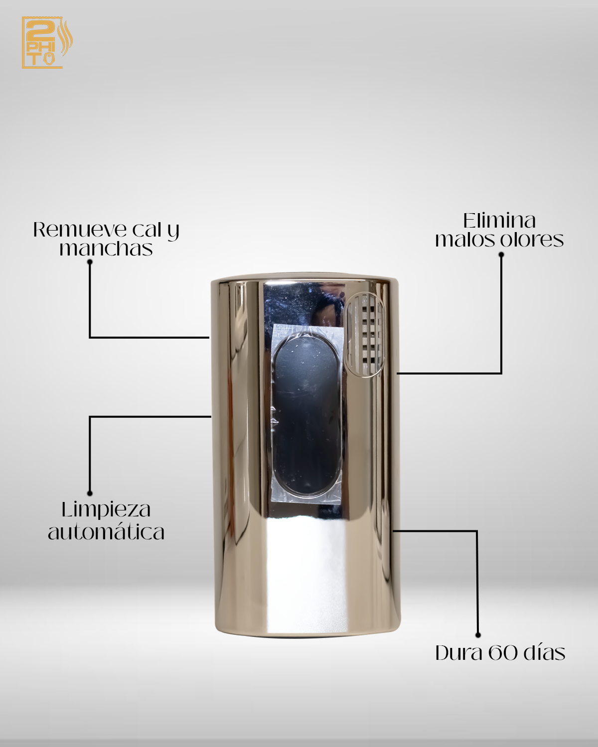 BIOGIENIUS BLACK WCHROME Premium Hygiene Device