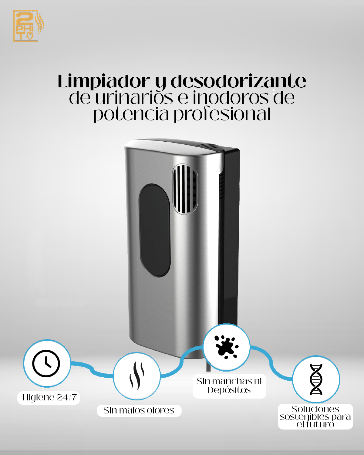 BIOGIENIUS BLACK WCHROME Premium Hygiene Device